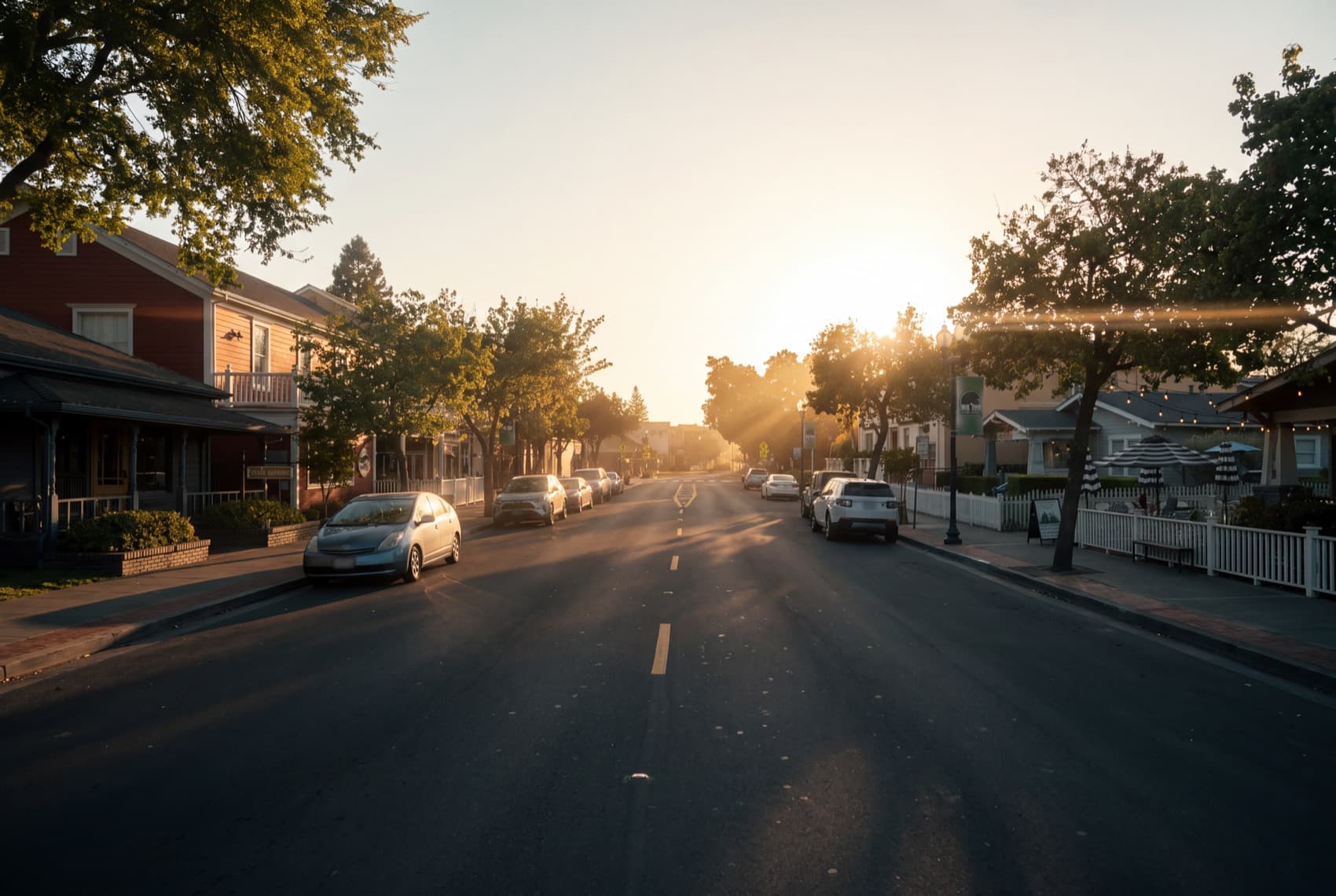 Downtown Danville — Hartz Avenue.