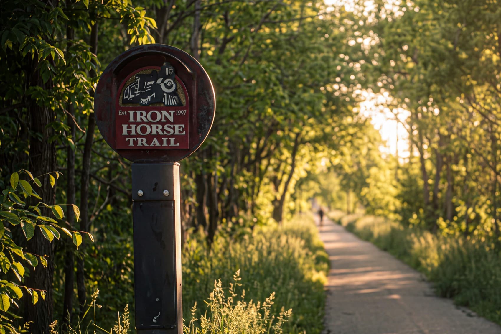 The Iron Horse Trail in Danville.