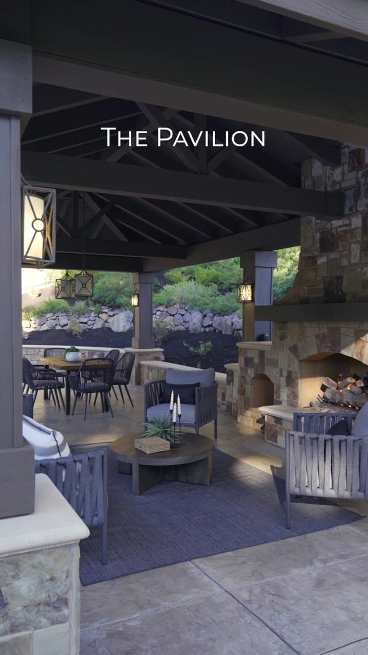 The pavilion — 2780 Mossy Oak Drive.