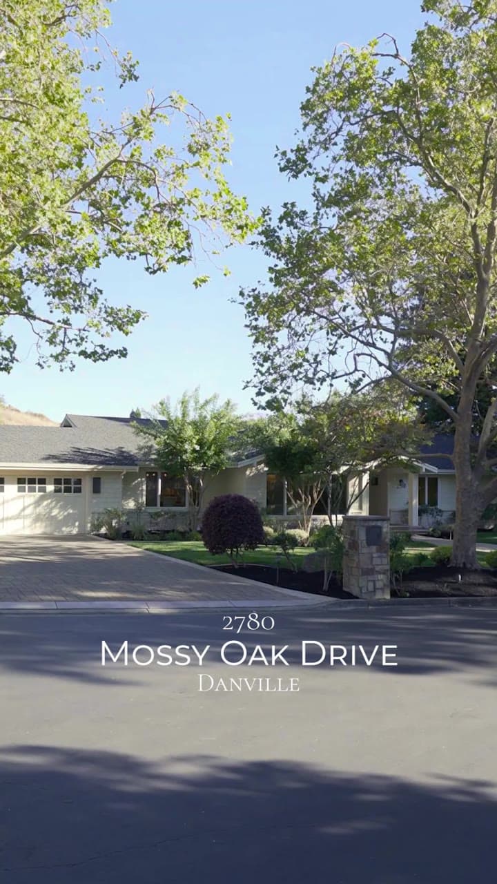 At twilight — 2780 Mossy Oak Drive.